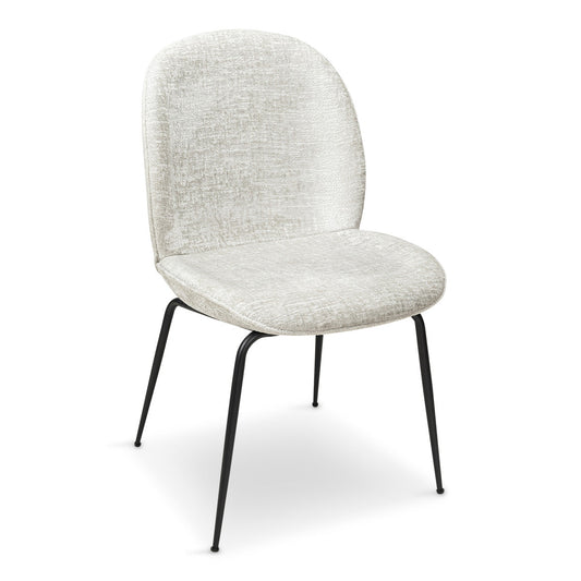 Amalfi Dining Chair in Matte Black Frame