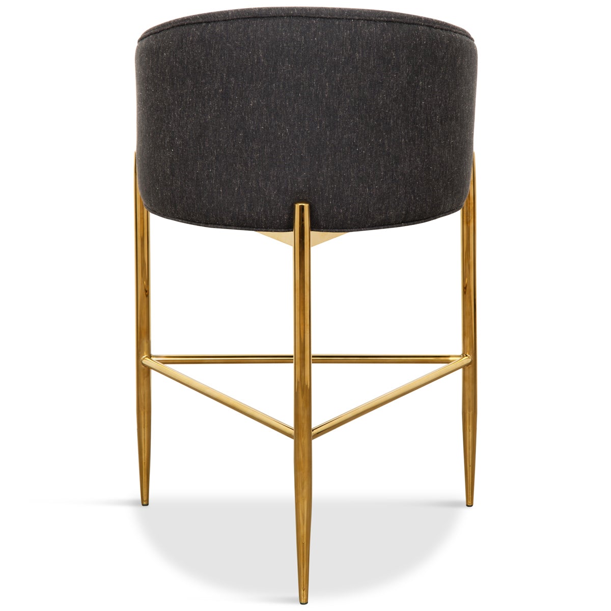 Art Deco Bar and Counter Stool in Linen